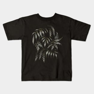 Brooklyn Forest - Black Kids T-Shirt